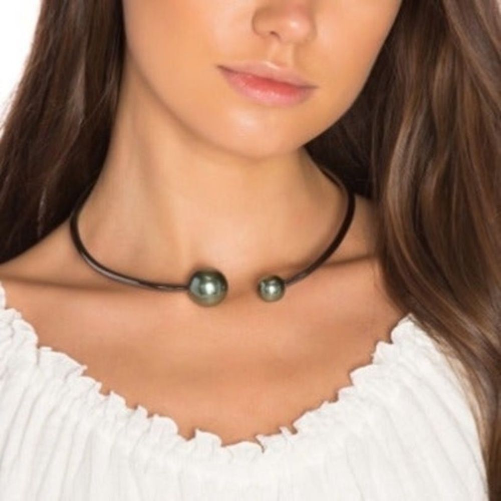 Rebecca Minkoff Faux Pearl Collar Necklace